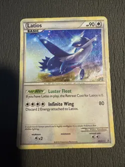 Pokemon TCG Latios HGSS11 HeartGold SoulSilver Black Star Promo Cosmos Holo 2010 - Image 3