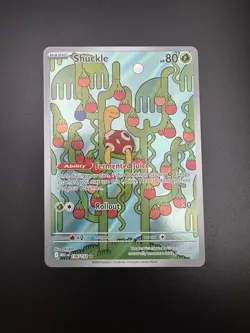 Shuckle 136/132 Mega Evolution Illustration Rare Pokemon TCG NM - Image 1