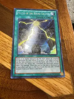 Mound of the Bound Creator DRLG-EN025 1st Edition Secret Rare PL + BONUS - Image 1