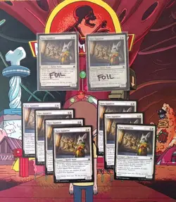 9x Hare Apparent (2 Foil - 7 Nonfoil) Foundations MTG NM - Image 1