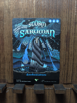 MTG Storm of Saruman (Borderless Poster ) The Lord of the Rings Minty PACKFRESH - Image 2