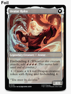 The Legend of Roku (Foil) - [Avatar: The Last Airbender] MTG Magic ?? - Image 2