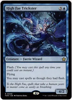 MTG Foundations High Fae Trickster (Rare) - Image 1