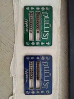 Magic The gathering Abacus Set Green And Blue - Image 1