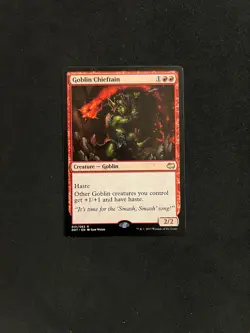 Goblin Chieftain [Merfolk vs. Goblins] Magic MTG Cards LP - Image 1