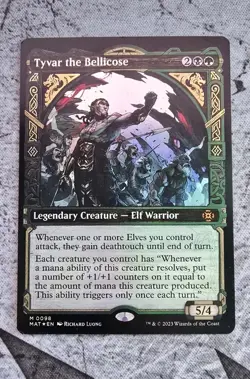 Tyvar the Bellicose (Showcase) #98 (Foil) NM March of the Machine MAT Magic MTG - Image 1