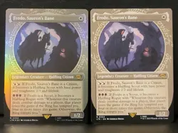 LOTR Frodo, Sauron's Bane 304 Rare Foil & Regular Showcase Nm-M - Image 1