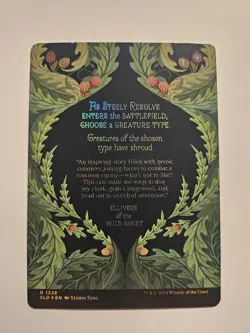 Steely Resolve #1326 Secret Lair Drop Rainbow Foil Rare - Image 2