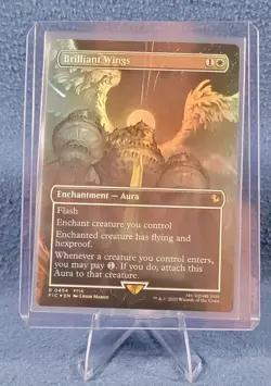 MTG Brilliant Wings [Foil] [Borderless] Final Fantasy FIC 0454 Rare Protection - Image 1