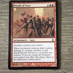 Breath of Fury Ravnica: City of Guilds MTG Magic the Gathering LP - Image 1