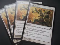 Strip Bare x4 MTG Shadowmoor White Common Instant LP - Image 1