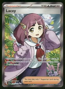Lacey 166/142 Ultra Rare Holo NM Pokemon SV07: Stellar Crown - Image 1