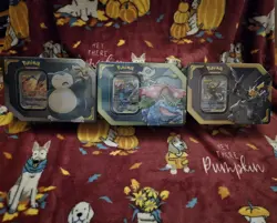 Pokemon TCG - TagTeam Tins - Set Of 3 (Full Set) New & Sealed - Free Shipping - Image 1