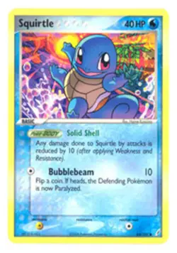 Pokemon - Squirtle - 64/100 - Common - EX Crystal Guardians - NM - Image 1