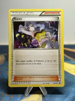 Karen XY177 2016 Black Star Promo Umbreon Artwork Cameo 2016 Pokemon Non Holo - Image 1