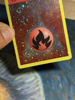 Fire Energy WotC 2002 Vintage League Promo Reverse Holo Pokemon DOUBLE SWIRL - Image 4