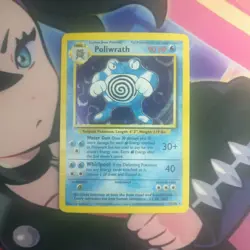 1x Poliwrath 13/102 Base Set Holo Heavy Play Pokemon - Image 1