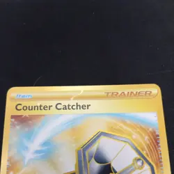 Pokemon Paradox Rift Counter Catcher Card 264/182 Hyper Rare Gold Full Art NM - Image 3
