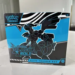 Pokemon TCG Scarlet and Violet Black Bolt Elite Trainer Box ETB Sealed - Image 1