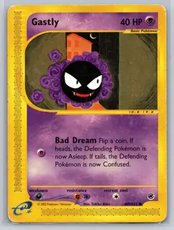 Gastly 109/165 e-Reader Pokemon Expedition Moderately played - Image 1