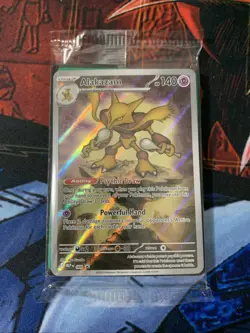 Pokemon Alakazam Mega Evolutions - ETB Promo #9 Black Star Promo SEALED - Image 1