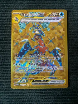 Pokemon TCG - Garchomp Ex Gold Card 260/182 - Paradox Rift - Image 1