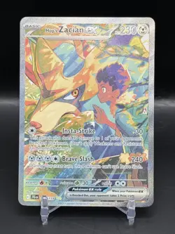 Hop's Zacian ex - 186/159 Pokemon SV Journey Together - Holo SIR Pack Fresh NM/M - Image 1
