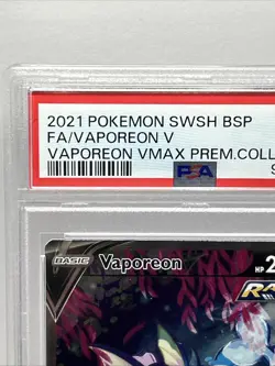 Pokemon Vaporeon v SWSH181 Black Star Promo Sword & Shield PSA 9 - Image 3