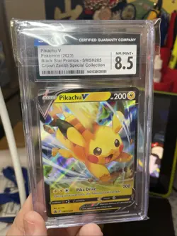 Pikachu V SWSH285 SWSH: Sword & Shield Promo Cards Holo, CGC 8.5 Near Mint TCG - Image 2
