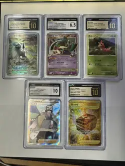 Japanese CGC Graded Pokemon Cards Lot - Image 1