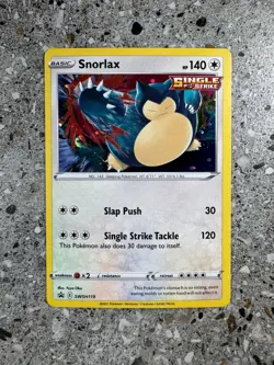 Pokemon TCG Cards Snorlax SWSH119 Black Star Promo Holo NM-M - Image 1