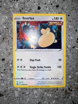 Pokemon TCG Cards Snorlax SWSH119 Black Star Promo Holo NM-M - Image 3