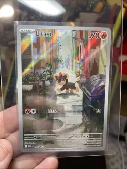 Litleo 139/132 - Illustration Rare Mega Evolution Pokemon TCG 2025 - NM Card - Image 2