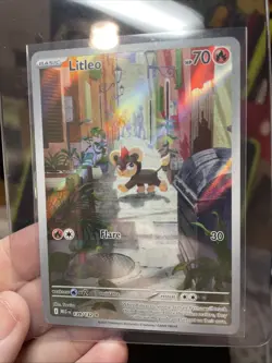 Litleo 139/132 - Illustration Rare Mega Evolution Pokemon TCG 2025 - NM Card - Image 3