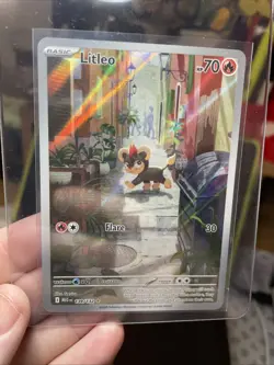 Litleo 139/132 - Illustration Rare Mega Evolution Pokemon TCG 2025 - NM Card - Image 4