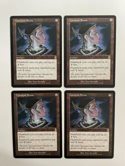 MTG 4X ODYSSEY CATALYST STONE NM MAGIC THE GATHERING RARE ARTIFACT ENGLISH CARD - Image 5