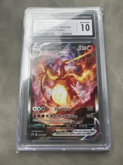 CGC 10 GEM MINT Charizard VMAX 2022 Black Star Promos SWSH261 UPC Pokemon Card - Image 2