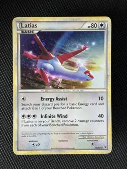 Latias HGSS10 Black Star Promos Holo Pokemon Card LP - Image 1