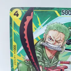ONE PIECE Card Roronoa Zoro P-042 Promo Saikyo Jump 9/2023 JP C124 - Image 2