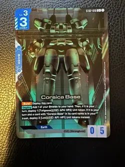 Corsica Base (Foil) ST02-016 - Near Mint - Gundam Card Game - Image 1