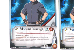 Lot Of 2 Naruto Misumi Tsurugi 387 Card Uncommon Lineage Of Legends - Image 3