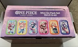 One Piece Card Game Mini Tin Pack Set Vol 2 Japanese Ver TS-02 2 sets (12 tins) - Image 3
