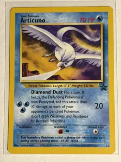 Articuno #22 - Black Star Promo WOTC Movie Promo Pokemon Card NM - Image 1
