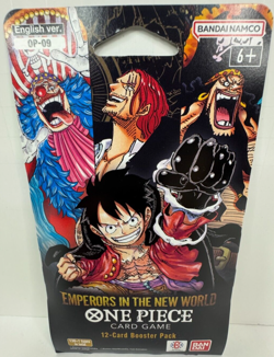 🔥 One Piece TCG English Ver. OP-09 Emperors in the New World Booster w/12 Cards - Image 1