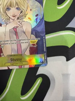 Stussy Alt Art OP13-110 SR Carrying on His Will ONE PIECE Card Game NM - Image 4