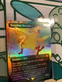 Traveling Chocobo M 0406 Borderless Foil MTG: Final Fantasy - NM+ - Image 5