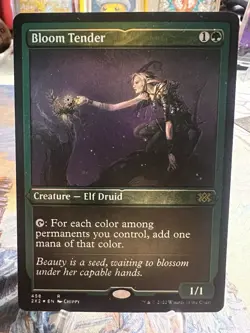 MTG Bloom Tender Foil Etched Double Masters 2022 Near Mint Condition - Image 1
