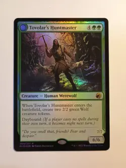 Tovolar's Huntmaster/Packleader Foil 204/277 Magic The Gathering Rare MID NM - Image 1