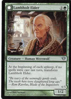 Lambholt Elder *FOIL Common* Magic MtG x1 Dark Ascension SP - Image 1