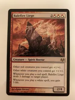 MTG NM Balefire Liege Eventide Free Shipping In The US with Tracking - Image 1